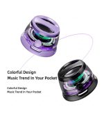G200 Pro Magnetic Mini Bluetooth Speaker – RGB Light, Phone Stand - Image 2